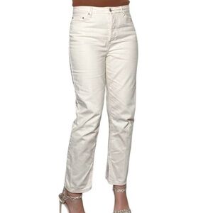 Women’s House of Harlow 1960 Cream Straight Leg Jeans